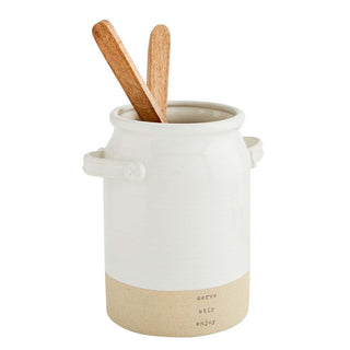 Stoneware Utensil Holder