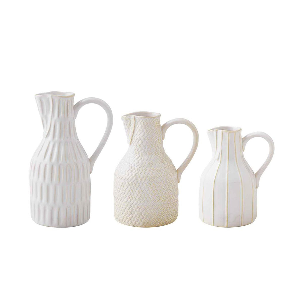 TEXTURED JUG BUD VASES