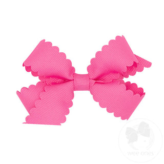 Mini Scalloped Edge Bows