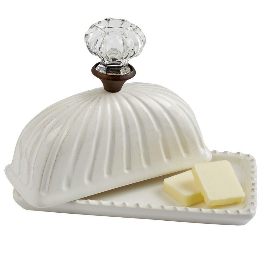 Vintage Style Door Knob Butter Dish