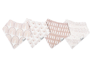 Bandana Bib Set 4-Pack (Assorted Styles)