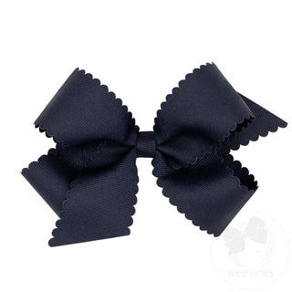 Medium Bow Scalloped Edge