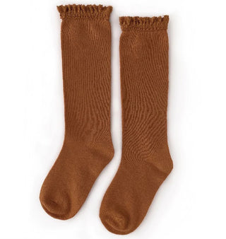Knee High Socks w/Ruffle