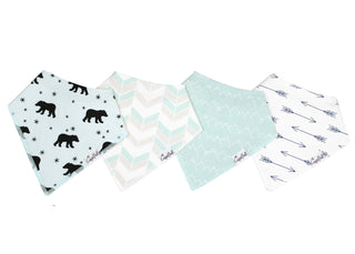 Bandana Bib Set 4-Pack (Assorted Styles)