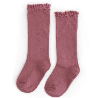 Knee High Socks w/Ruffle
