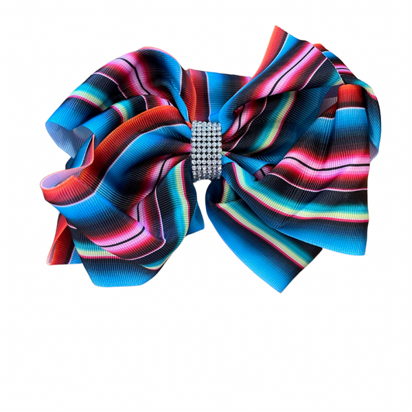 Serape/Animal Print Rhinestone Bows