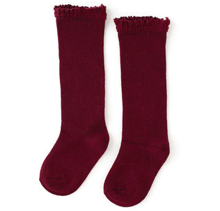 Knee High Socks w/Ruffle