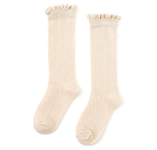 Knee High Socks w/Ruffle