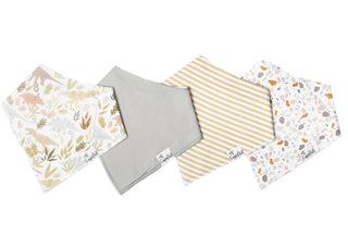 Bandana Bib Set 4-Pack (Assorted Styles)