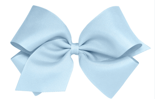 Mini King Classic Grosgrain Hair Bow (Plain Wrap)