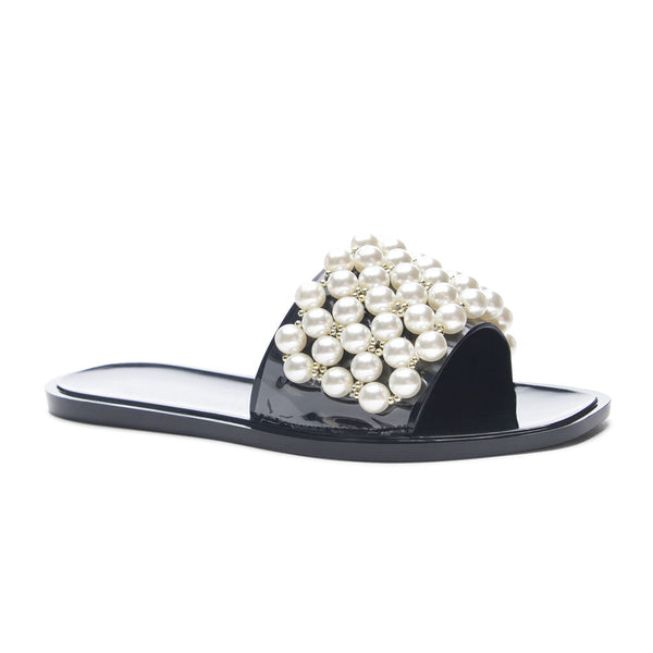 Bryer black and pearl sandal