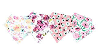 Bandana Bib Set 4-Pack (Assorted Styles)
