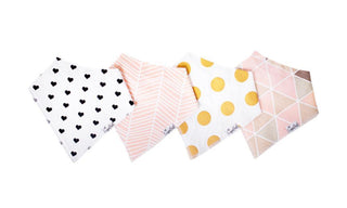 Bandana Bib Set 4-Pack (Assorted Styles)