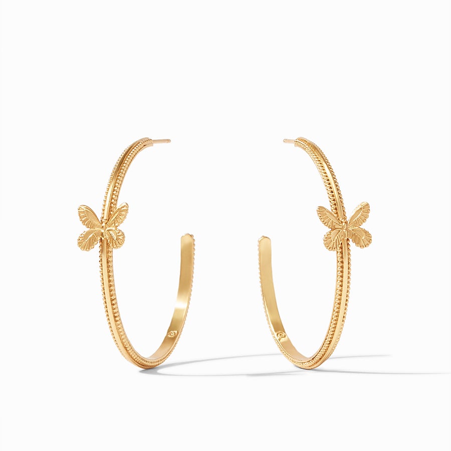 Butterfly Hoop Gold