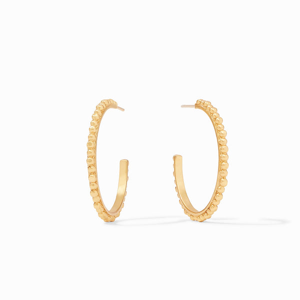 Colette Bead Hoop Gold Medium