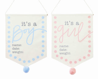 New Baby Canvas Sign