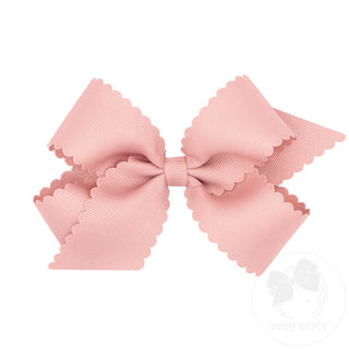 Medium Bow Scalloped Edge