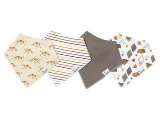 Bandana Bib Set 4-Pack (Assorted Styles)