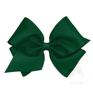 Mini Classic Grosgrain Hair Bow (Plain Wrap)