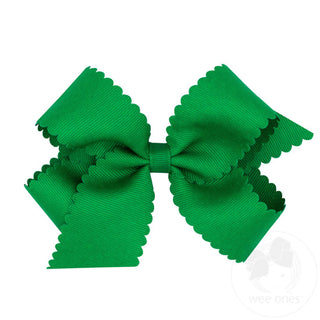 Medium Bow Scalloped Edge