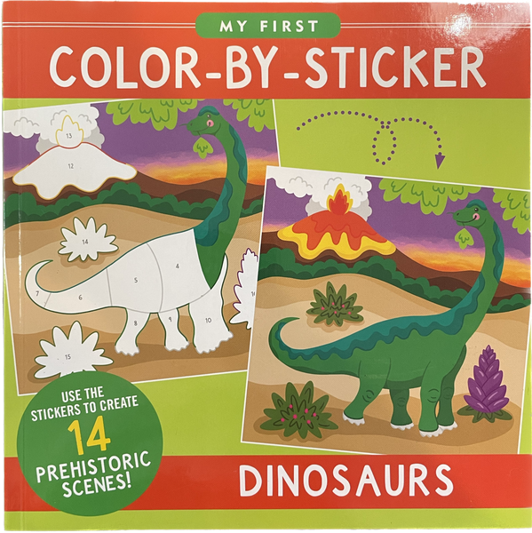 Color By Stickers Dinosaurs