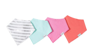 Bandana Bib Set 4-Pack (Assorted Styles)