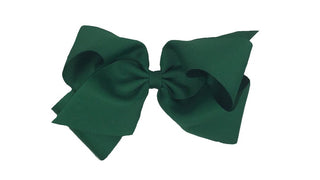 Mini King Classic Grosgrain Hair Bow (Plain Wrap)
