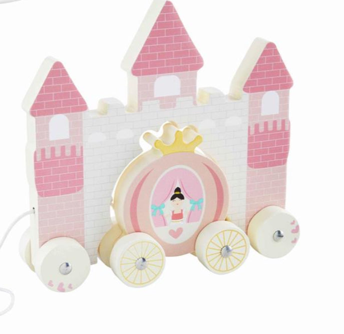 Castle Wood Pull Toy
