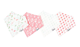 Bandana Bib Set 4-Pack (Assorted Styles)