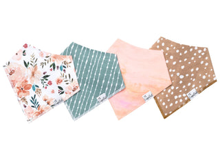 Bandana Bib Set 4-Pack (Assorted Styles)