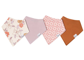 Bandana Bib Set 4-Pack (Assorted Styles)