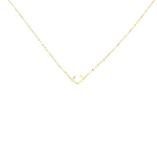 Balance Letter Necklace 14K Gold-Filled