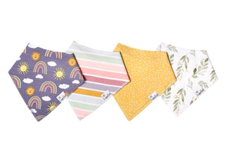 Bandana Bib Set 4-Pack (Assorted Styles)