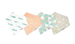 Bandana Bib Set 4-Pack (Assorted Styles)