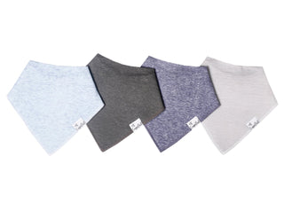 Bandana Bib Set 4-Pack (Assorted Styles)