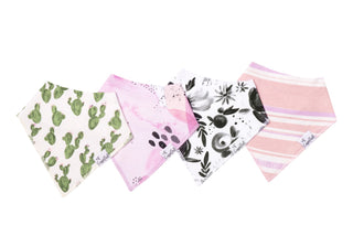 Bandana Bib Set 4-Pack (Assorted Styles)