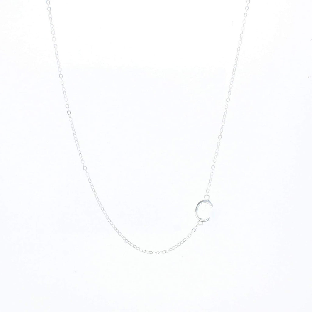 Balance Letter Necklace silver