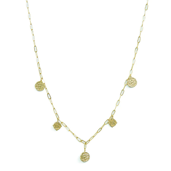 Medallion Link Chain Necklace