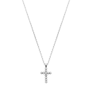 Delicate Cubic Zirconia Cross Pendant