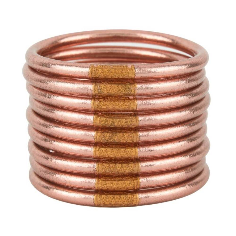 BudhaGirl All Weather Bangles - Rose Gold