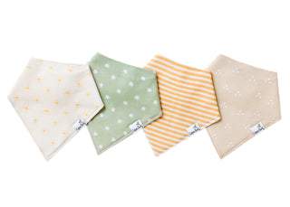 Bandana Bib Set 4-Pack (Assorted Styles)