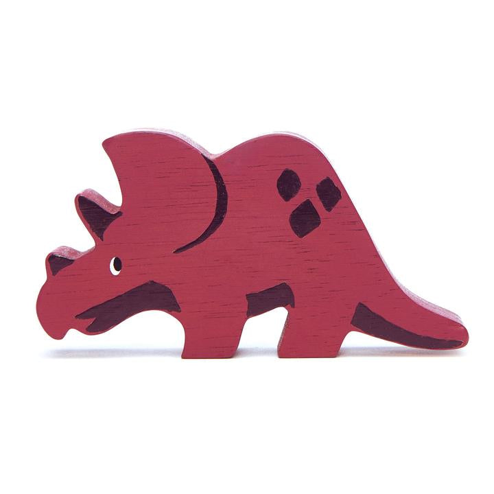 Wood Toy Triceratops