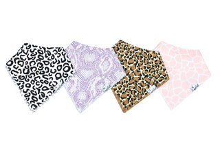 Bandana Bib Set 4-Pack (Assorted Styles)