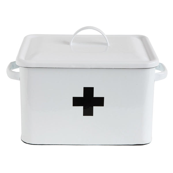 Enameled First Aid Box