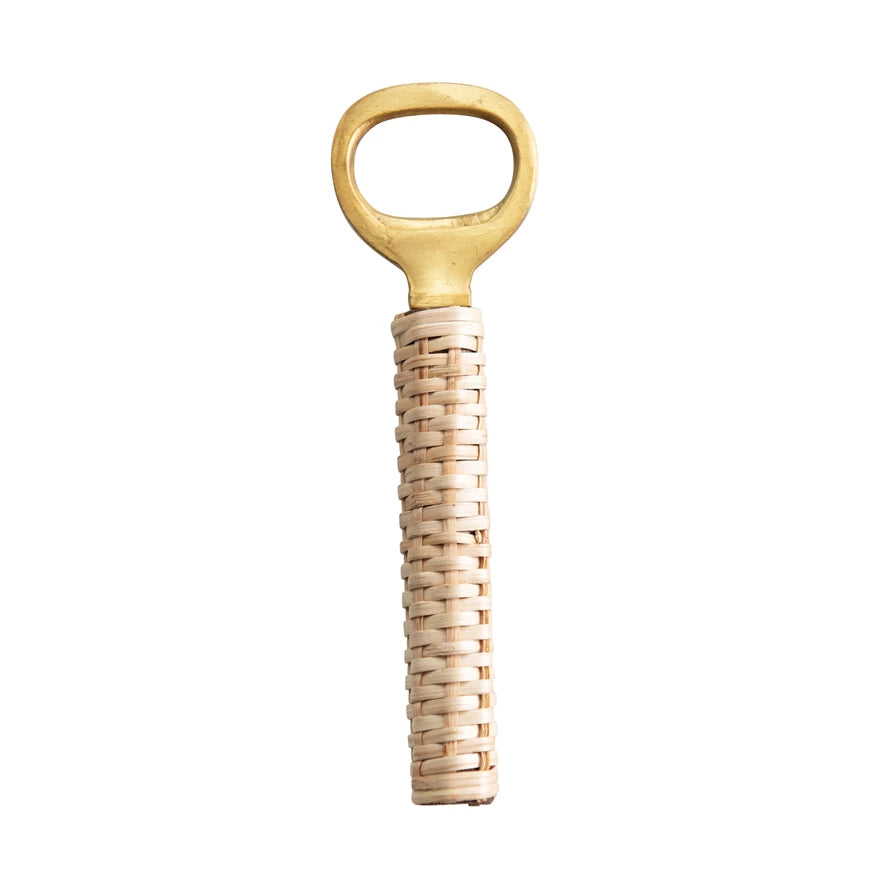 Bottle Opener with Bamboo Wrapped Handle