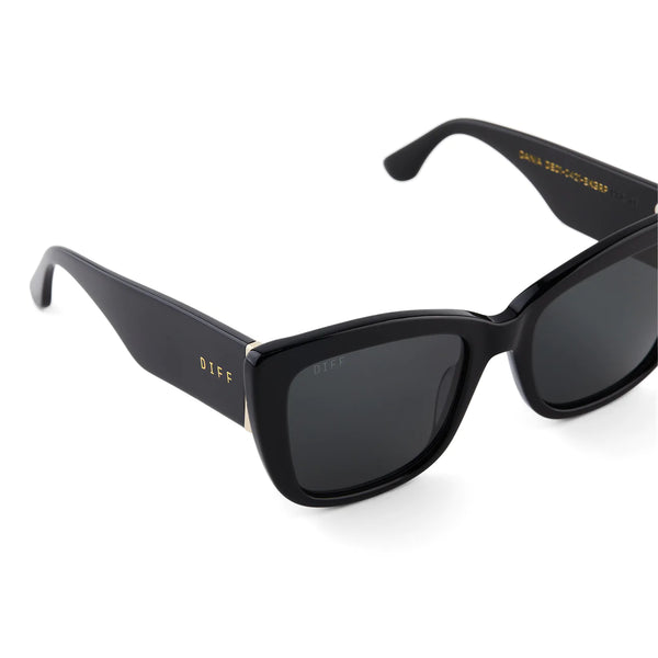 Dania Black Grey Polarized Sunglasses