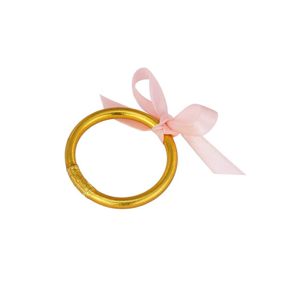 GOLD ALL WEATHER  BANGLE FOR BABIES