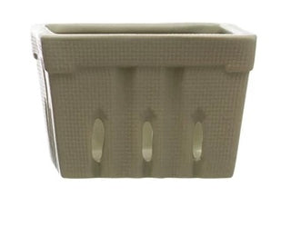 Textured Stoneware Berry Basket