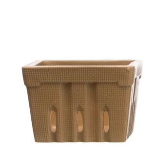 Textured Stoneware Berry Basket