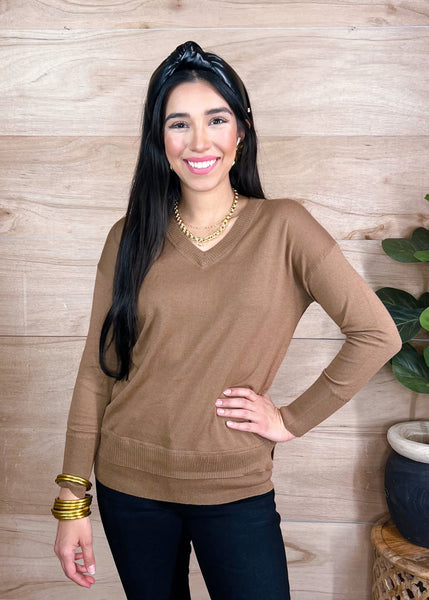 BONNIE SWEATER- MOCHA